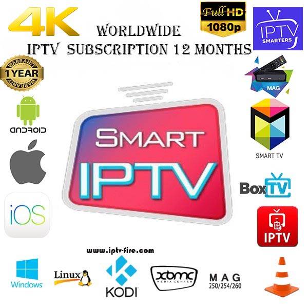 IPTV Subscription iptv 12 Months Worldwide Channels